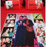 Customised Bedsheet | Personalized collegues bedsheet | couple bedsheets - BBD GIFTS